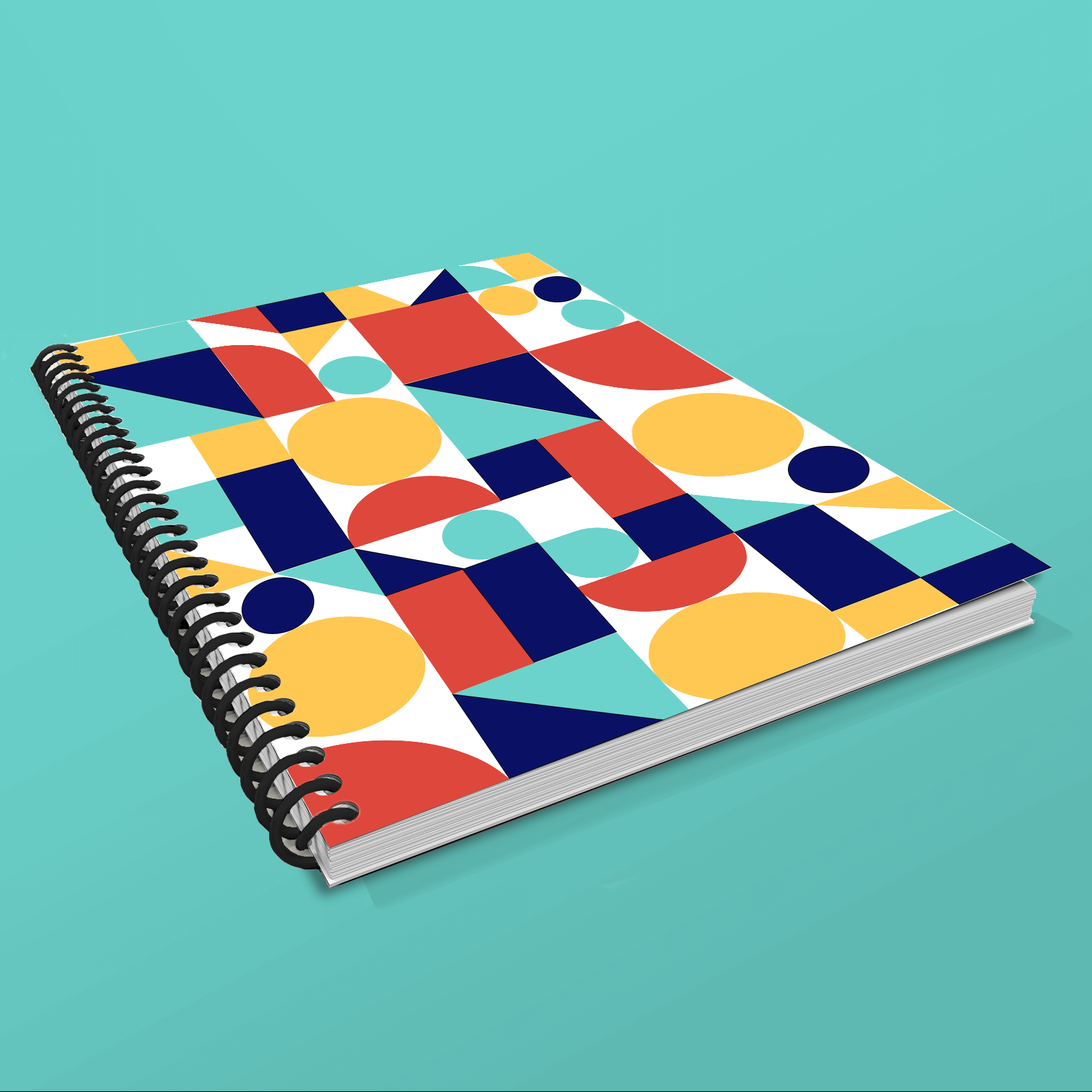 A booklet with spiral binding