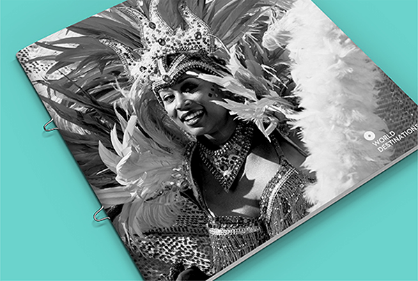 The same booklet with a cover printed in black ink only