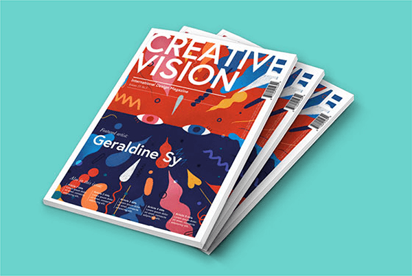 Stack of printed booklets