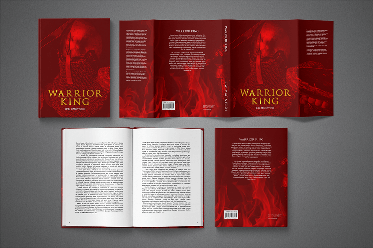 Example of a printed dust jacket