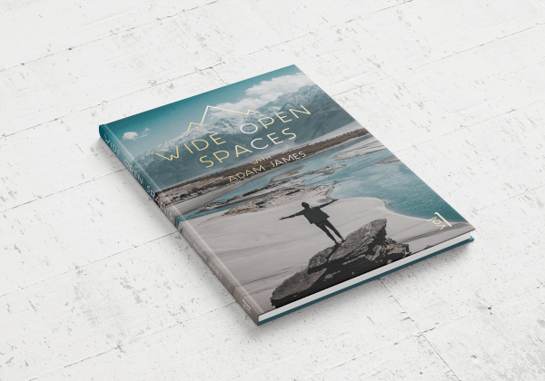 Hard case book with foil on the cover