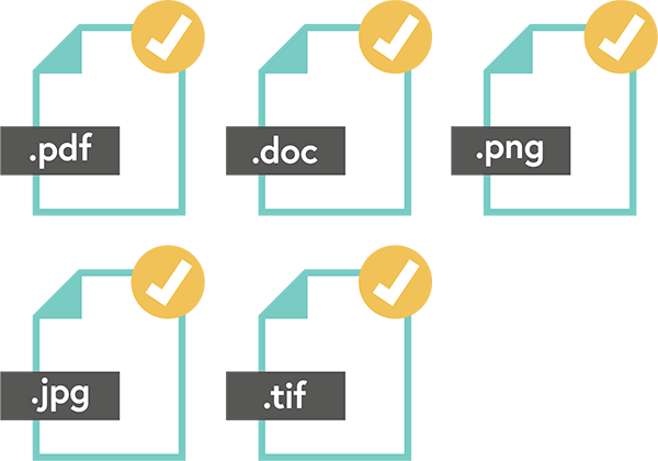 Supported file formats