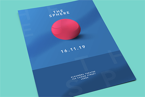 Flyer with matt lamination