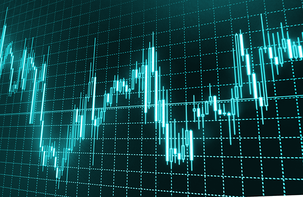 Graph of a market index