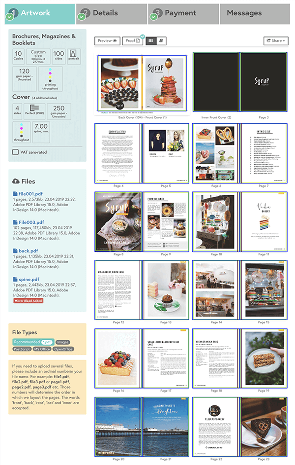 Submit and manage your print files in the Mixam Artwork Dashboard