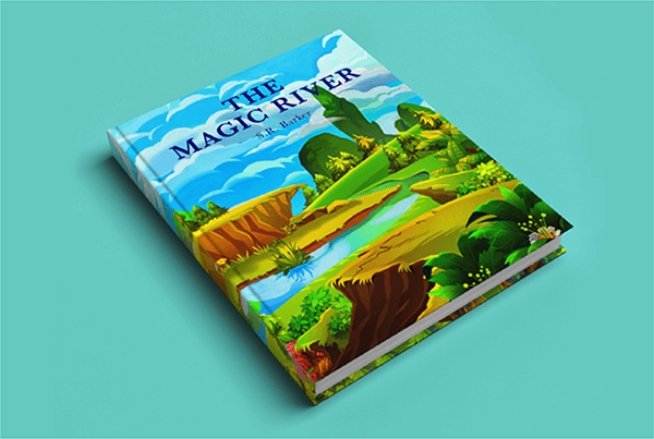 Example of a hardcover book