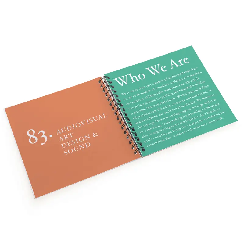 Wire-O Bound Booklet